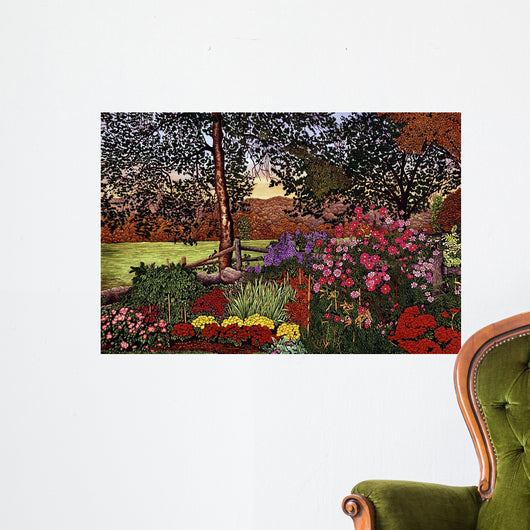 Cosmos Mums Wall Decal
