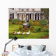 Gaggle Geese Porch Wall Decal