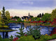 Lakeside Village Wall Decal