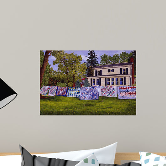 Quilts Seven Row Wall Decal