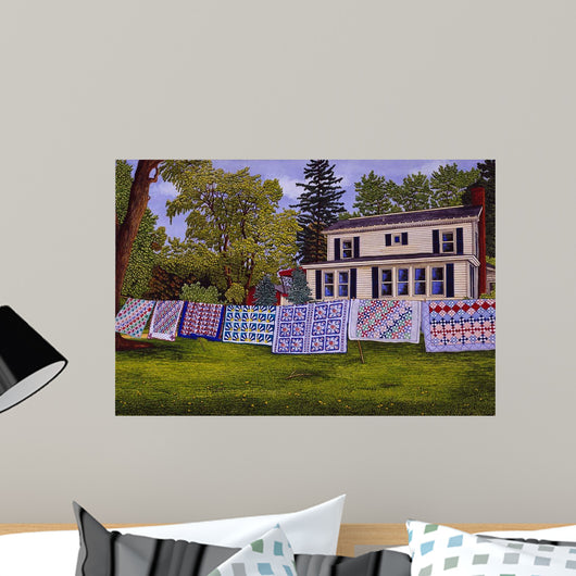 Quilts Seven Row Wall Decal