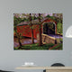 Covered Bridge Sheep Wall Decal