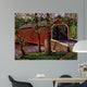 Covered Bridge Sheep Wall Decal