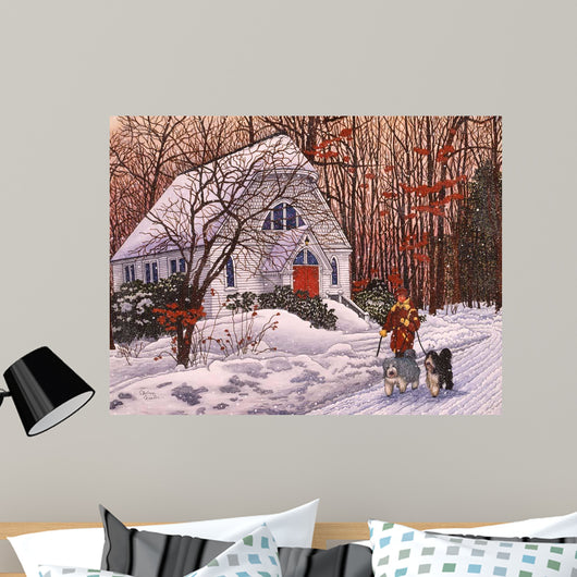 Dog Walk Wall Decal