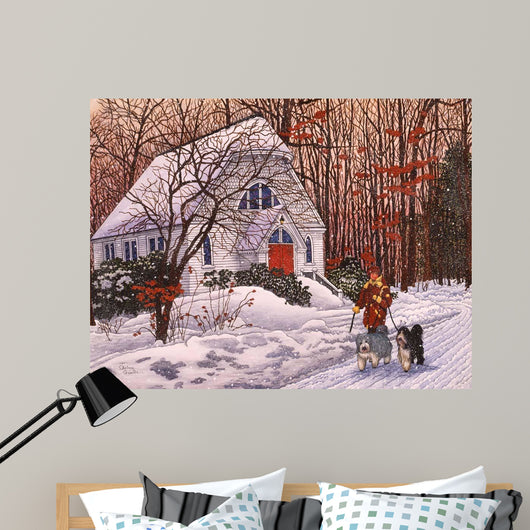 Dog Walk Wall Decal