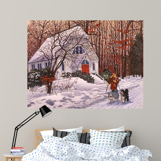 Dog Walk Wall Decal