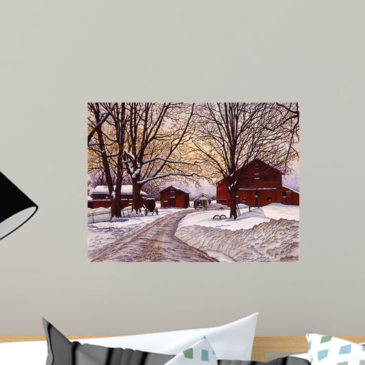 Frozen Farmyard Wall Decal