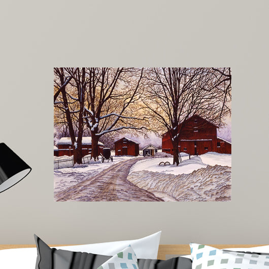 Frozen Farmyard Wall Decal