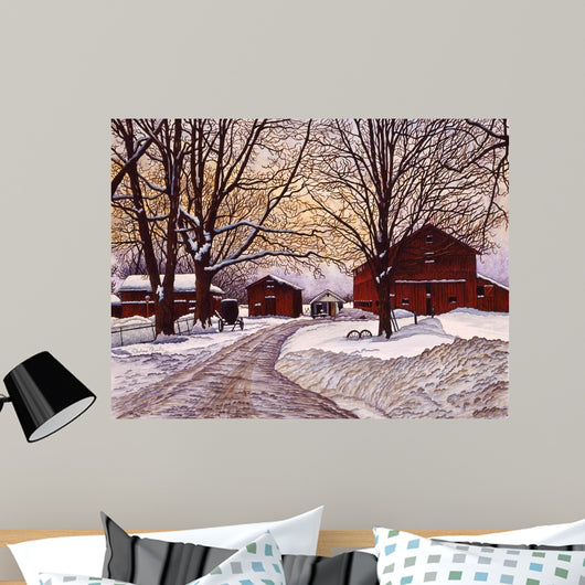 Frozen Farmyard Wall Decal