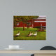 Gaggle Geese Barn Wall Decal