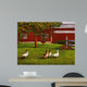 Gaggle Geese Barn Wall Decal