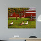Gaggle Geese Barn Wall Decal