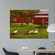 Gaggle Geese Barn Wall Decal