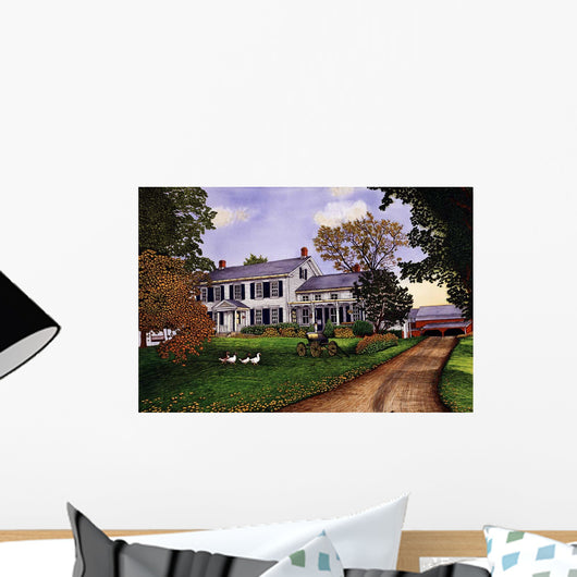 Gaggle Geese Yard Wall Decal