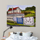 Quilted Hearts Wall Decal