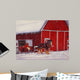 Red Barn Wall Decal
