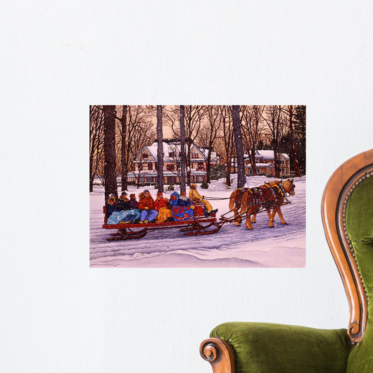Sleighride 2001 Wall Decal