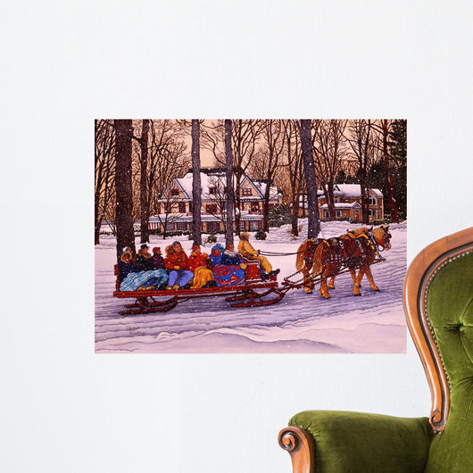 Sleighride 2001 Wall Decal