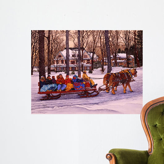 Sleighride 2001 Wall Decal