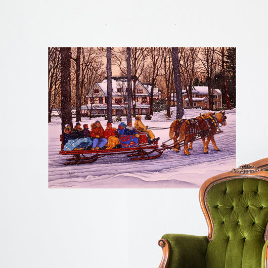 Sleighride 2001 Wall Decal