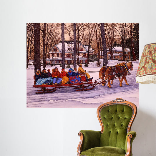 Sleighride 2001 Wall Decal