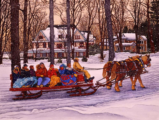 Sleighride 2001 Wall Decal