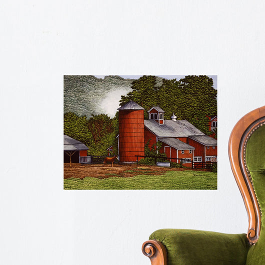 Vermont Farm Wall Decal