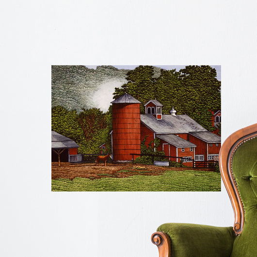 Vermont Farm Wall Decal
