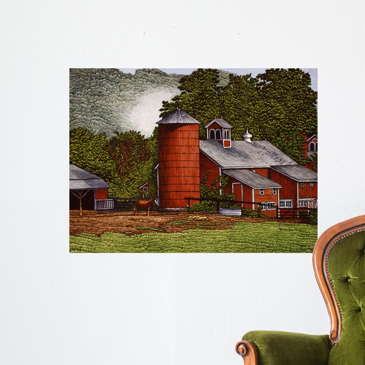 Vermont Farm Wall Decal