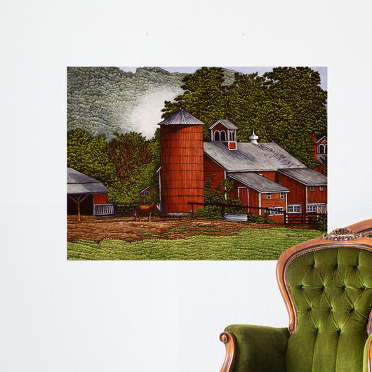 Vermont Farm Wall Decal
