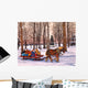 Winter Sleighride Wall Decal
