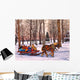 Winter Sleighride Wall Decal