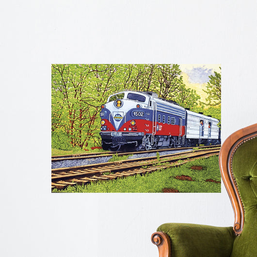 Engine 1502 Wall Decal
