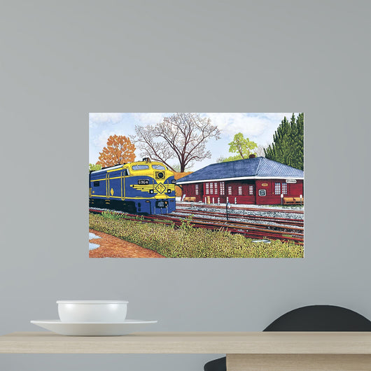 Train Station Gowanda Wall Decal