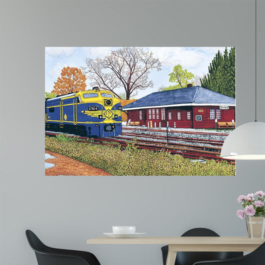 Train Station Gowanda Wall Decal