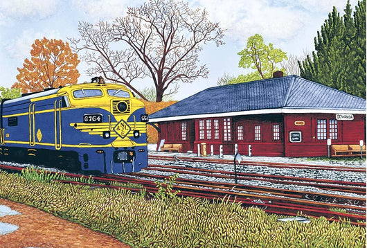 Train Station Gowanda Wall Decal