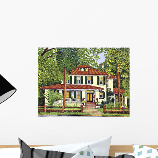 Tile Roof Georga Wall Decal