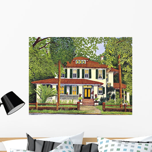 Tile Roof Georga Wall Decal