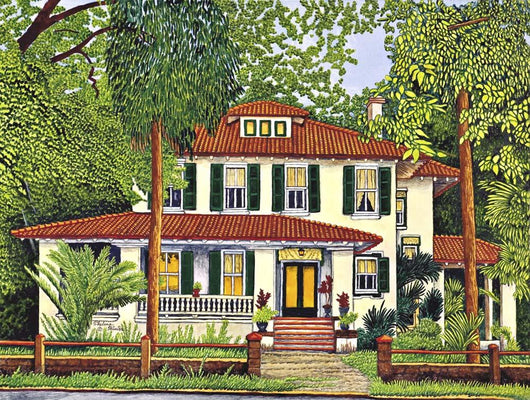 Tile Roof Georga Wall Decal
