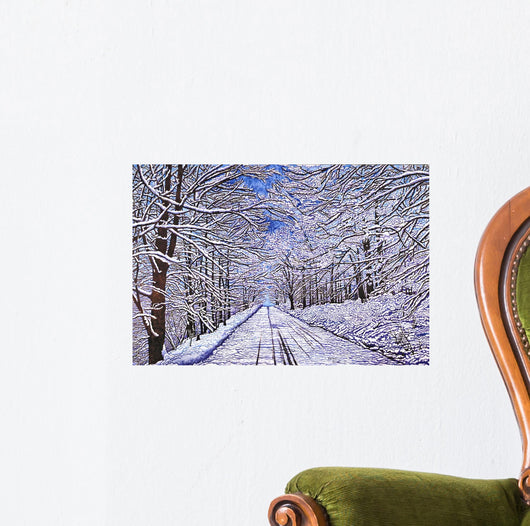 Road Less Traveled Wall Decal Design 2