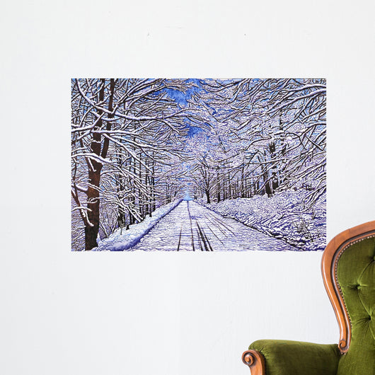Road Less Traveled Wall Decal Design 2