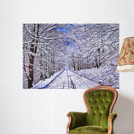 Road Less Traveled Wall Decal Design 2