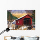 Sunset Old Bridge Vermont Wall Decal