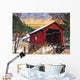Sunset Old Bridge Vermont Wall Decal