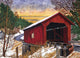 Sunset Old Bridge Vermont Wall Decal