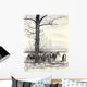 Fence line Wall Decal