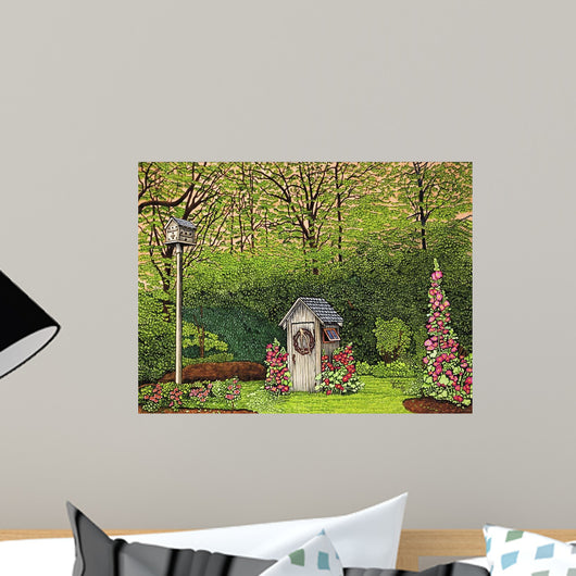 Outhouse Wall Decal