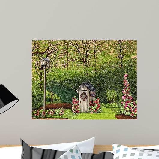 Outhouse Wall Decal