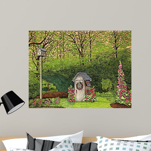Outhouse Wall Decal