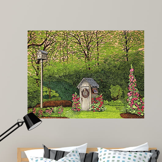 Outhouse Wall Decal